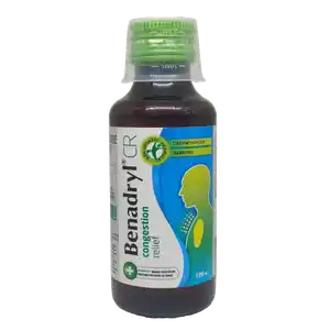 Benadryl CR Syrup for Congestion Relief